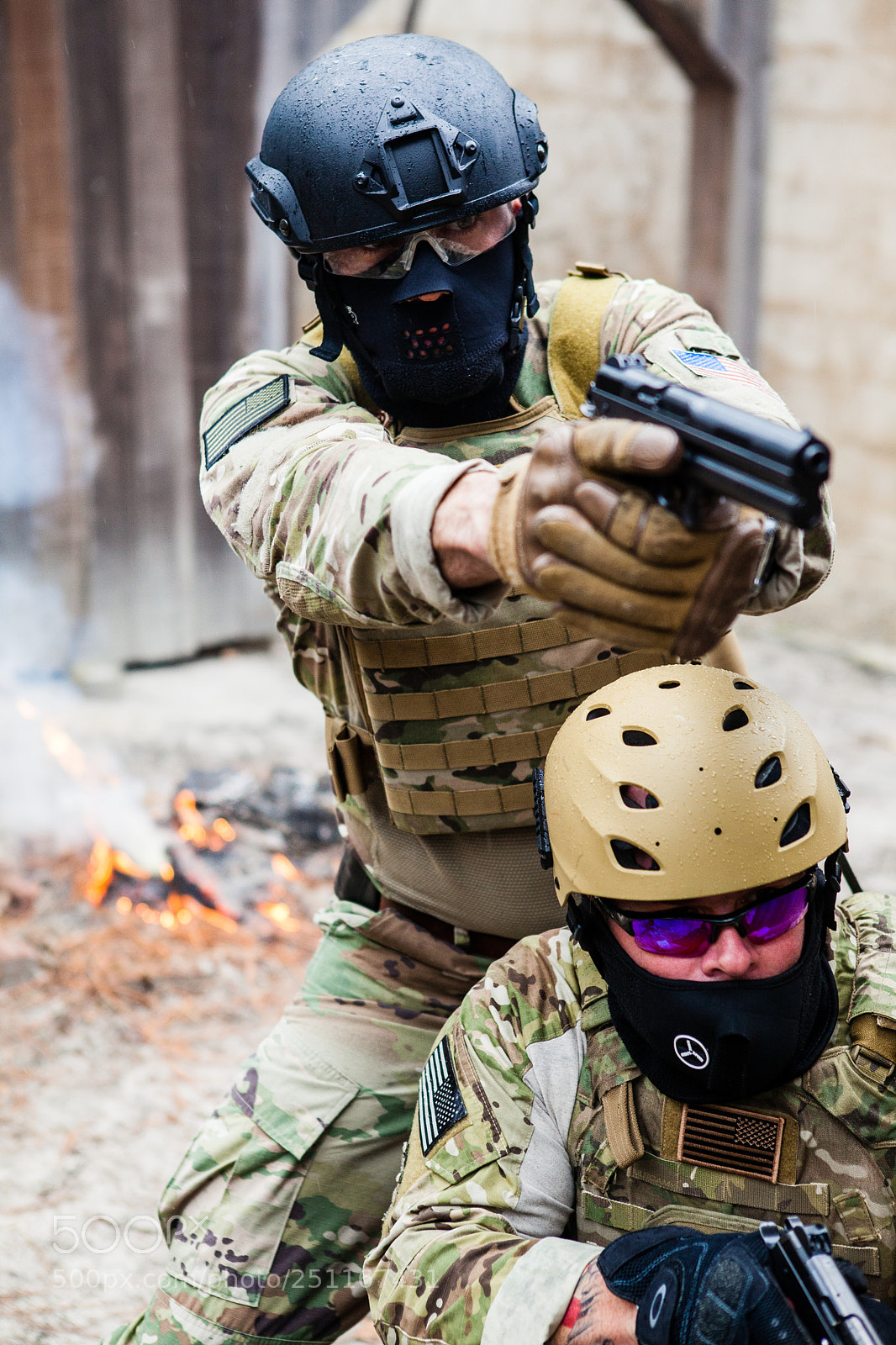 Canon EOS 5D Mark II sample photo. Special forces training photography