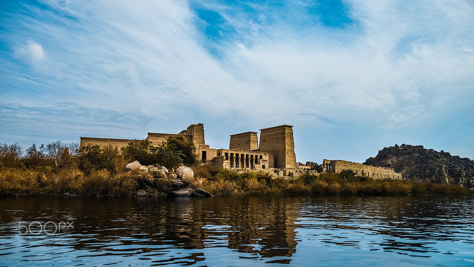 Sigma DP1 Merrill sample photo. Philae temple photography