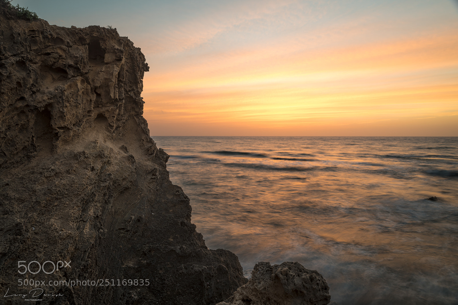 Nikon D850 sample photo. Dramatic sunset from rock photography