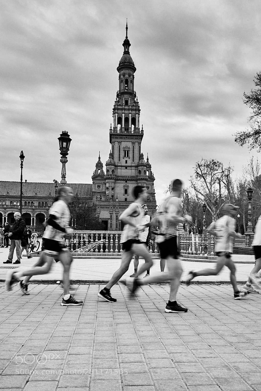 Fujifilm X-E1 sample photo. Runners photography