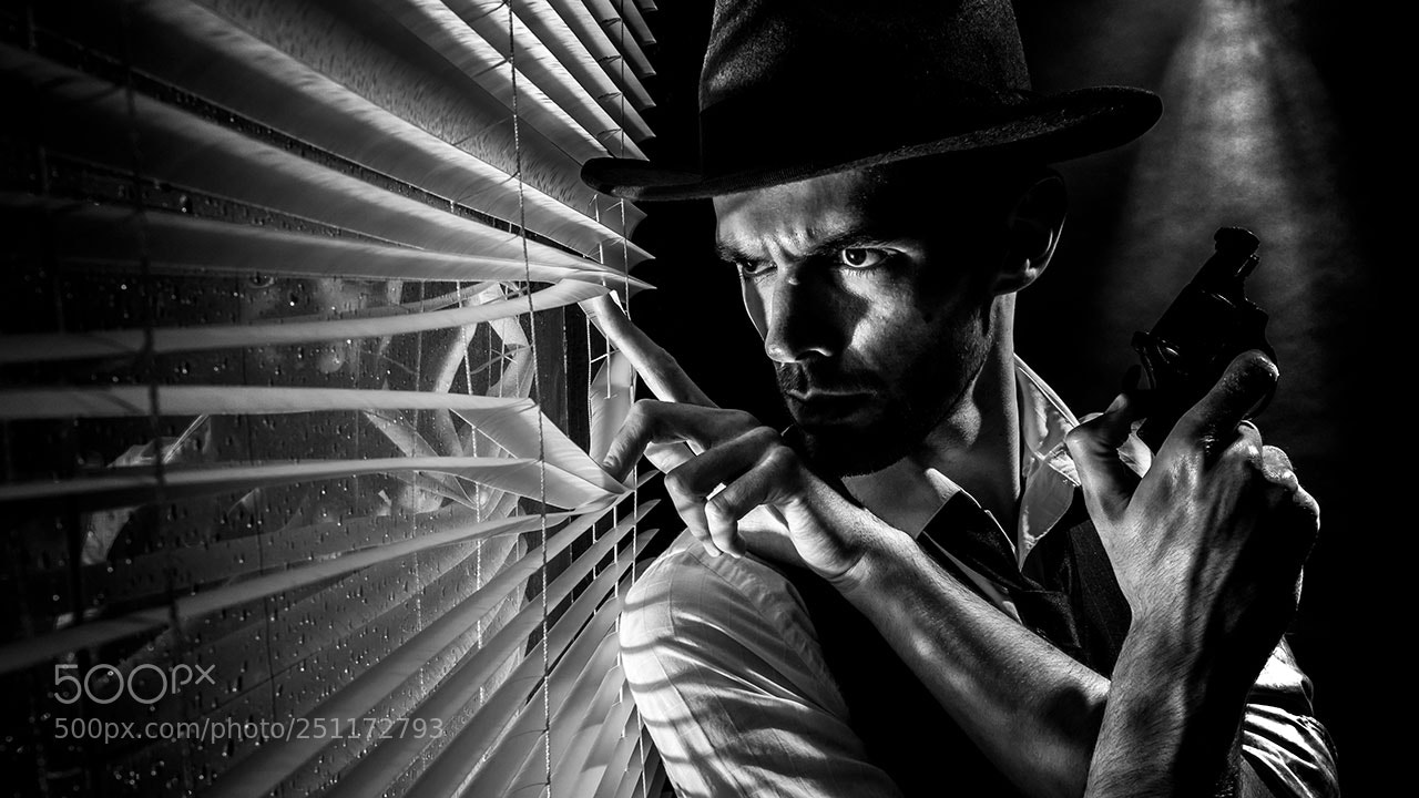 Olympus OM-D E-M1 Mark II sample photo. Film noir photography