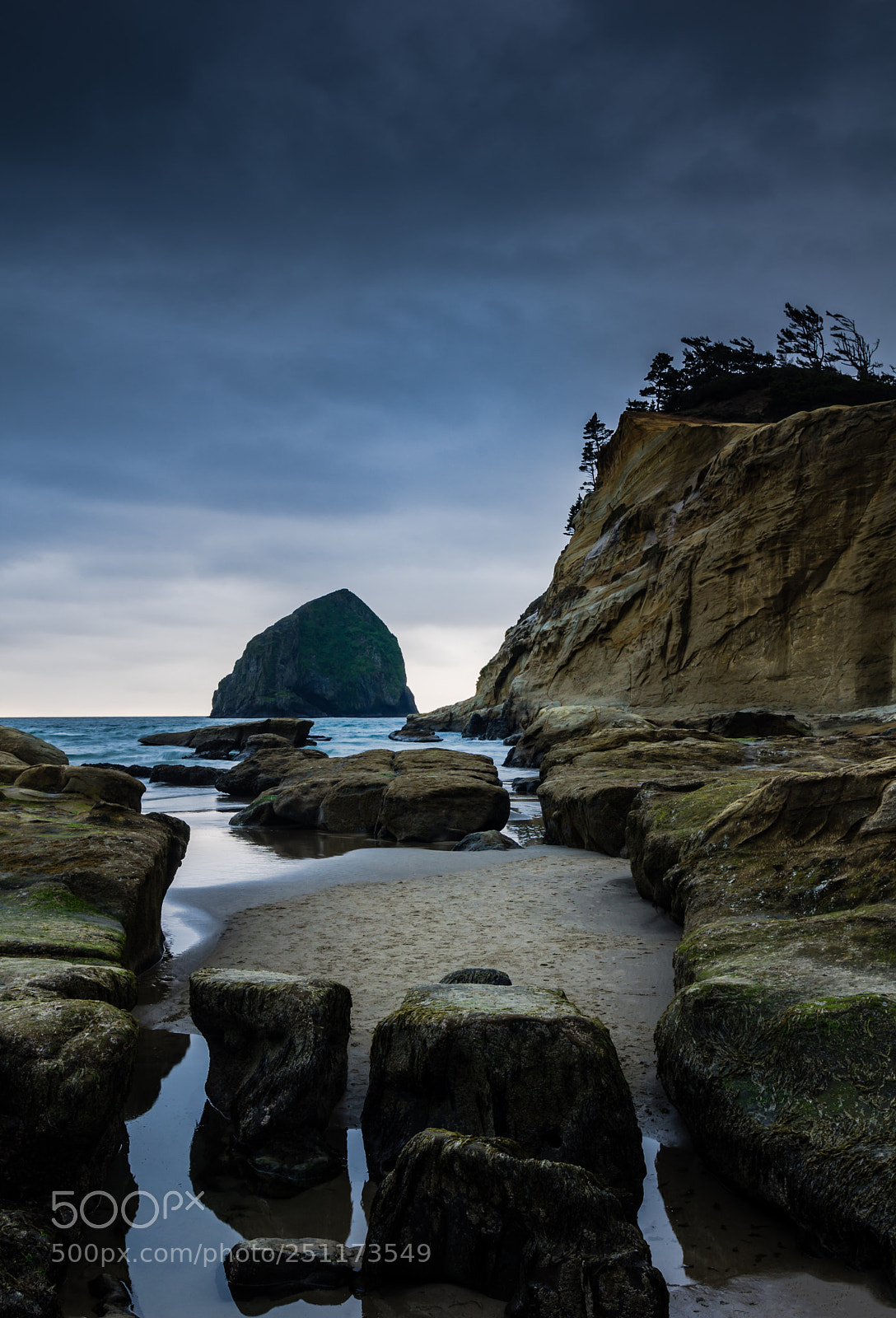 Nikon D7000 sample photo. Kiwanda nightfall photography