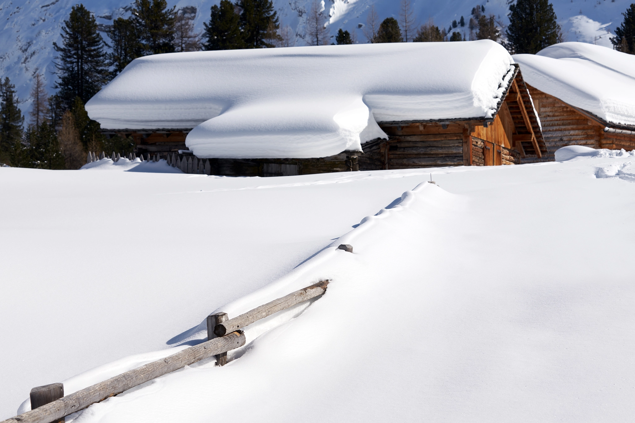 Sony 70-200mm F2.8 G sample photo. Huts at fanes photography