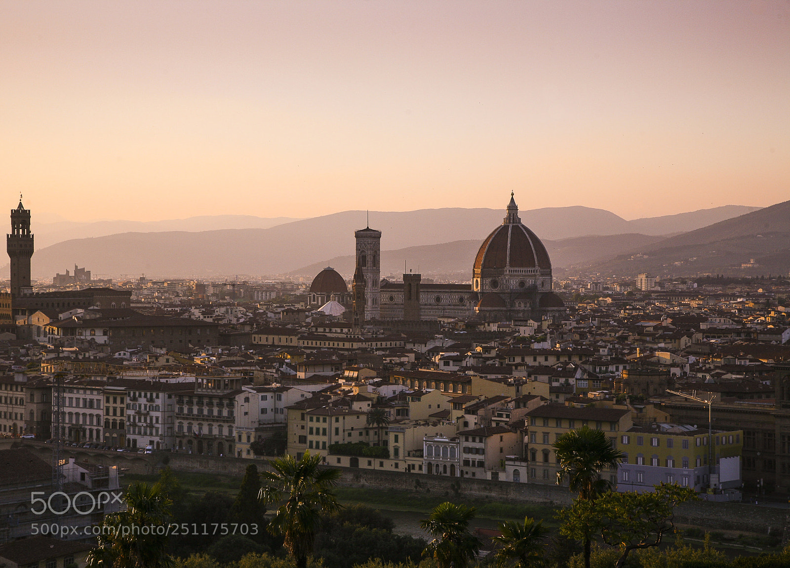 Canon EOS 5D sample photo. Sunset at  florence  photography