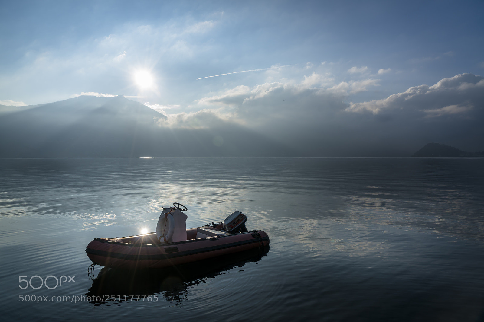 Sony a7R II sample photo. Single boat on quiet photography