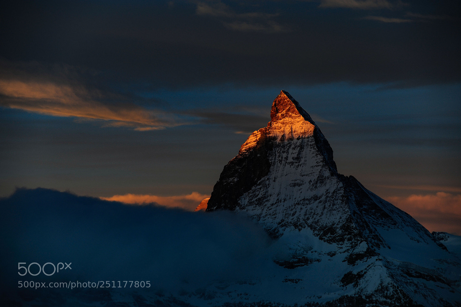 Nikon D3 sample photo. Matterhorn sunrise photography