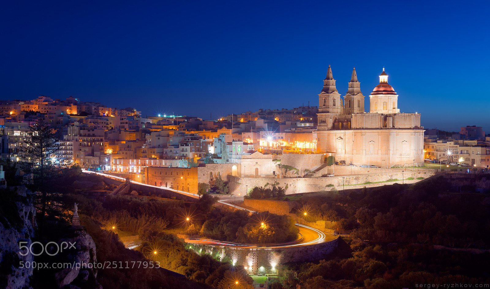 Nikon D800 sample photo. Il-mellieha in the evening photography