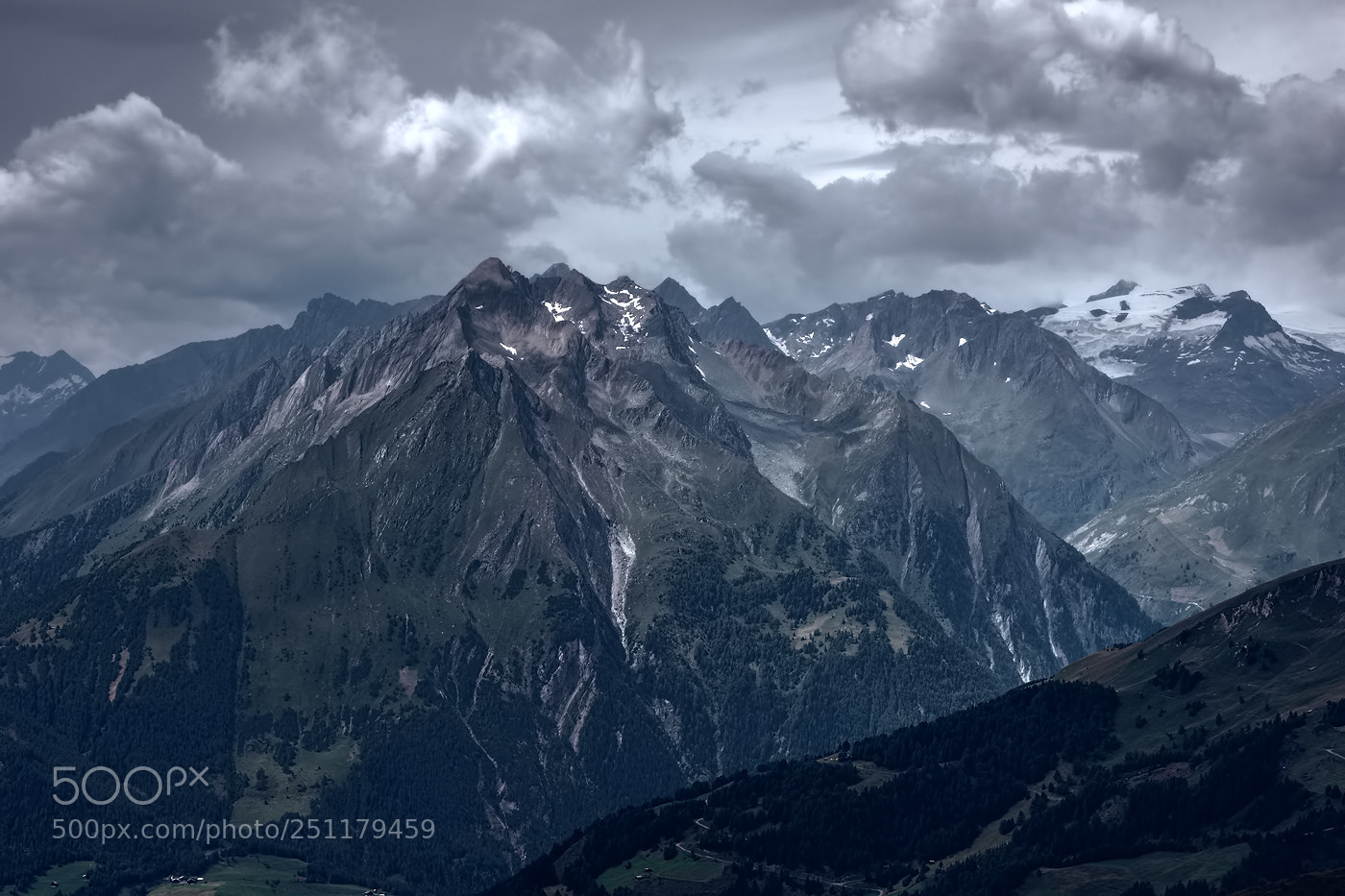 Nikon D7200 sample photo. Moody mountains photography