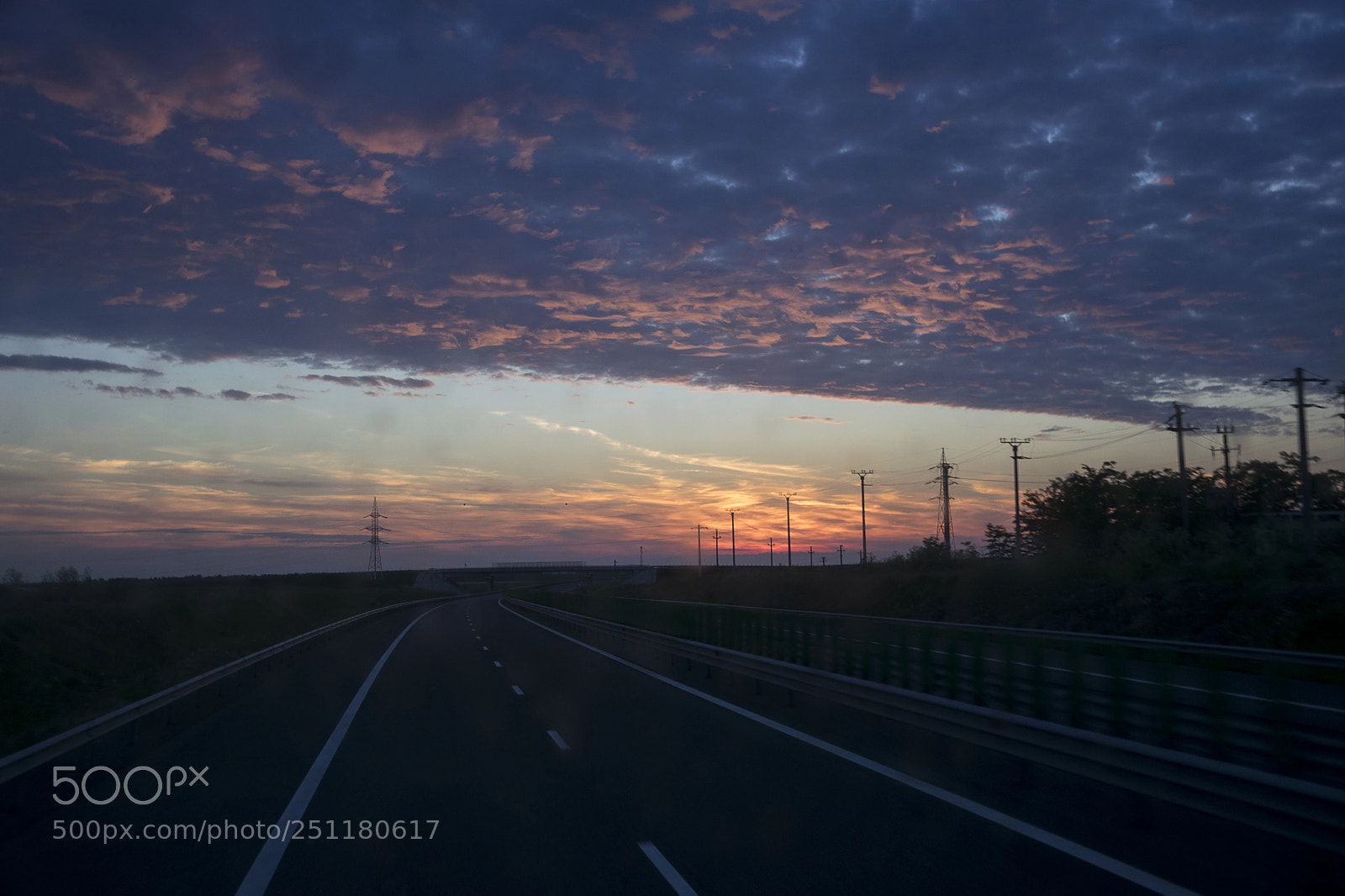 Nikon D3300 sample photo. Highway sunset photography