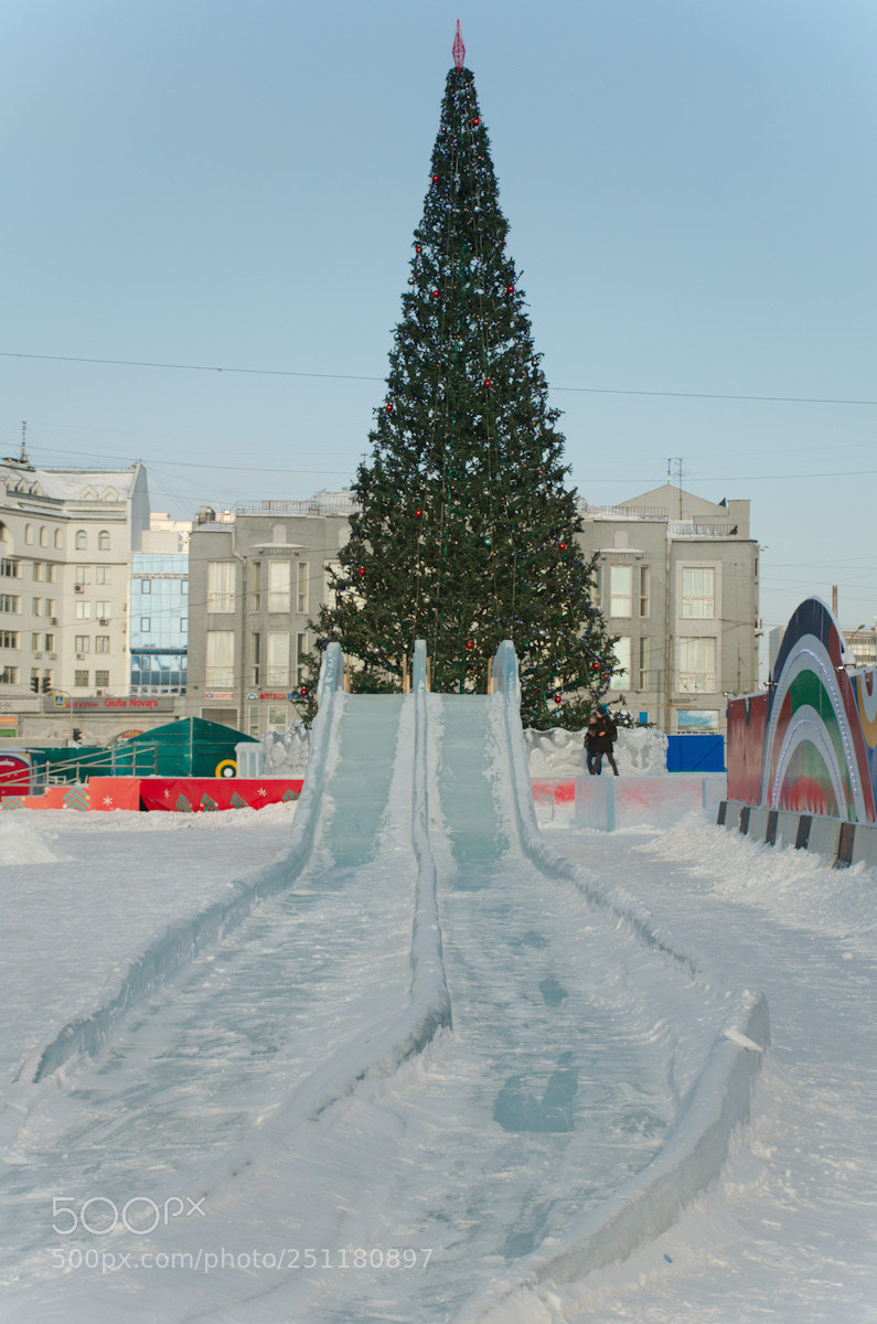 Nikon D7000 sample photo. Главная ёлка Новосибирска photography