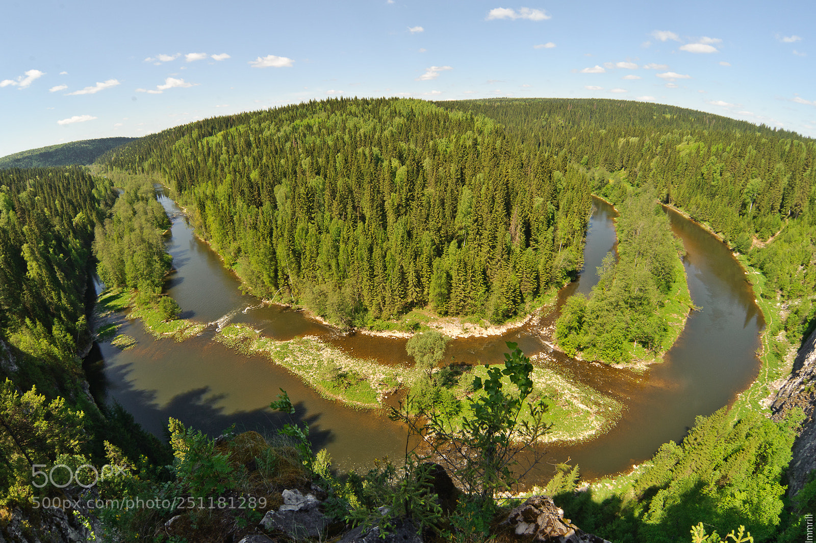Nikon D700 sample photo. Излучина Вижая со следами добычи алмазов photography