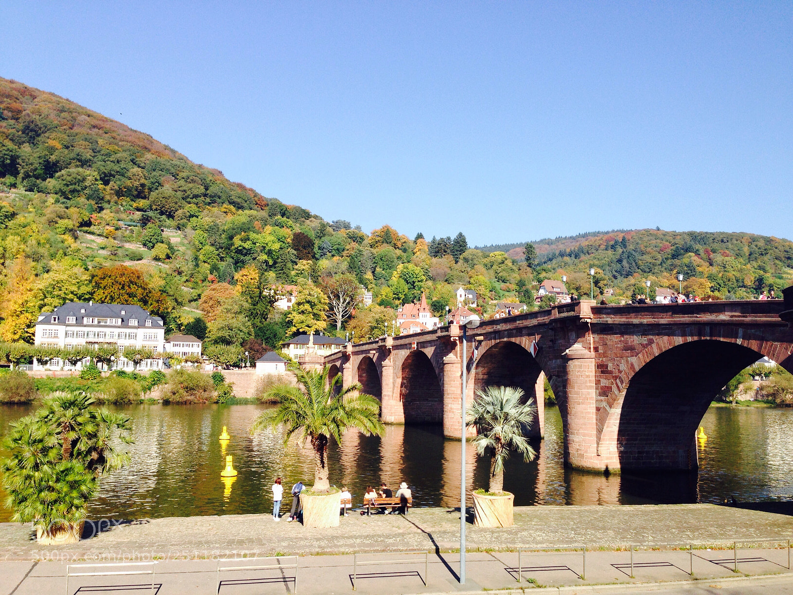 Apple iPhone 5 sample photo. Heidelberg old city bridge photography