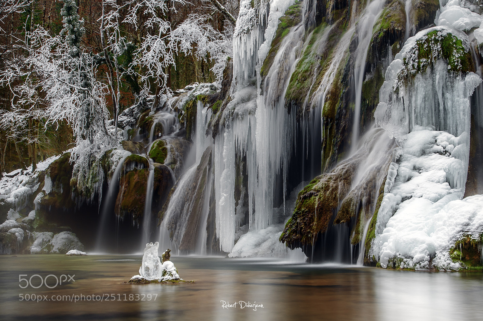 Nikon D810 sample photo. Frozen waterfall photography