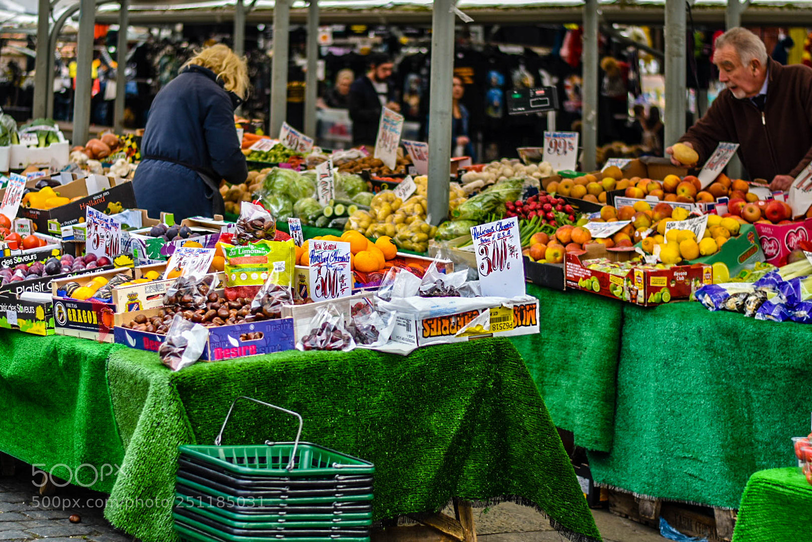 Nikon D5600 sample photo. York market stalls photography