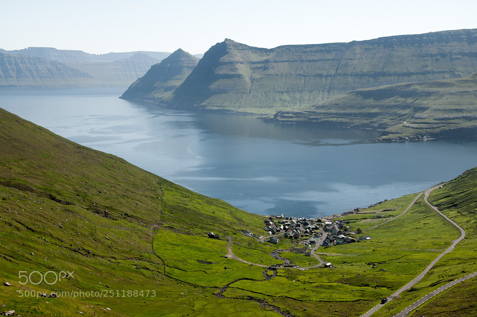 Nikon D90 sample photo. Village in a fjord photography