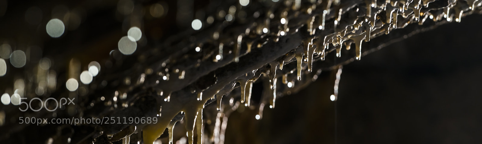 Nikon D800 sample photo. Stalactite with water drops photography