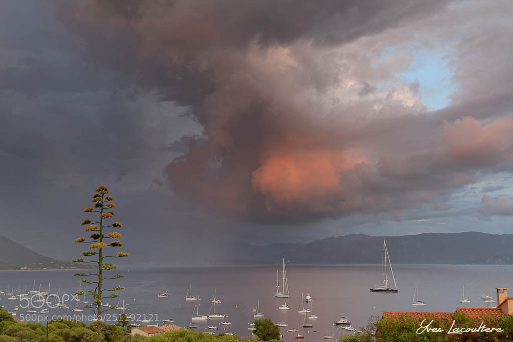 Nikon D7100 sample photo. Stormy weather at sunset photography