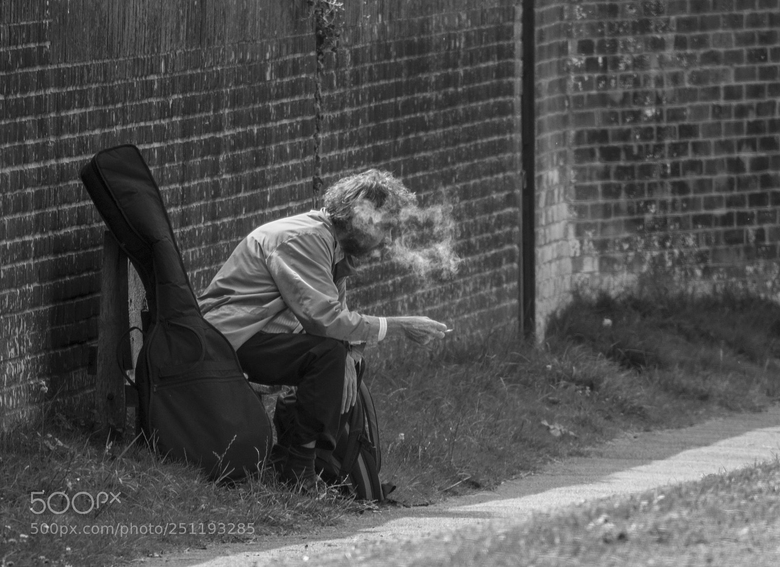 Nikon D3200 sample photo. The resting busker photography