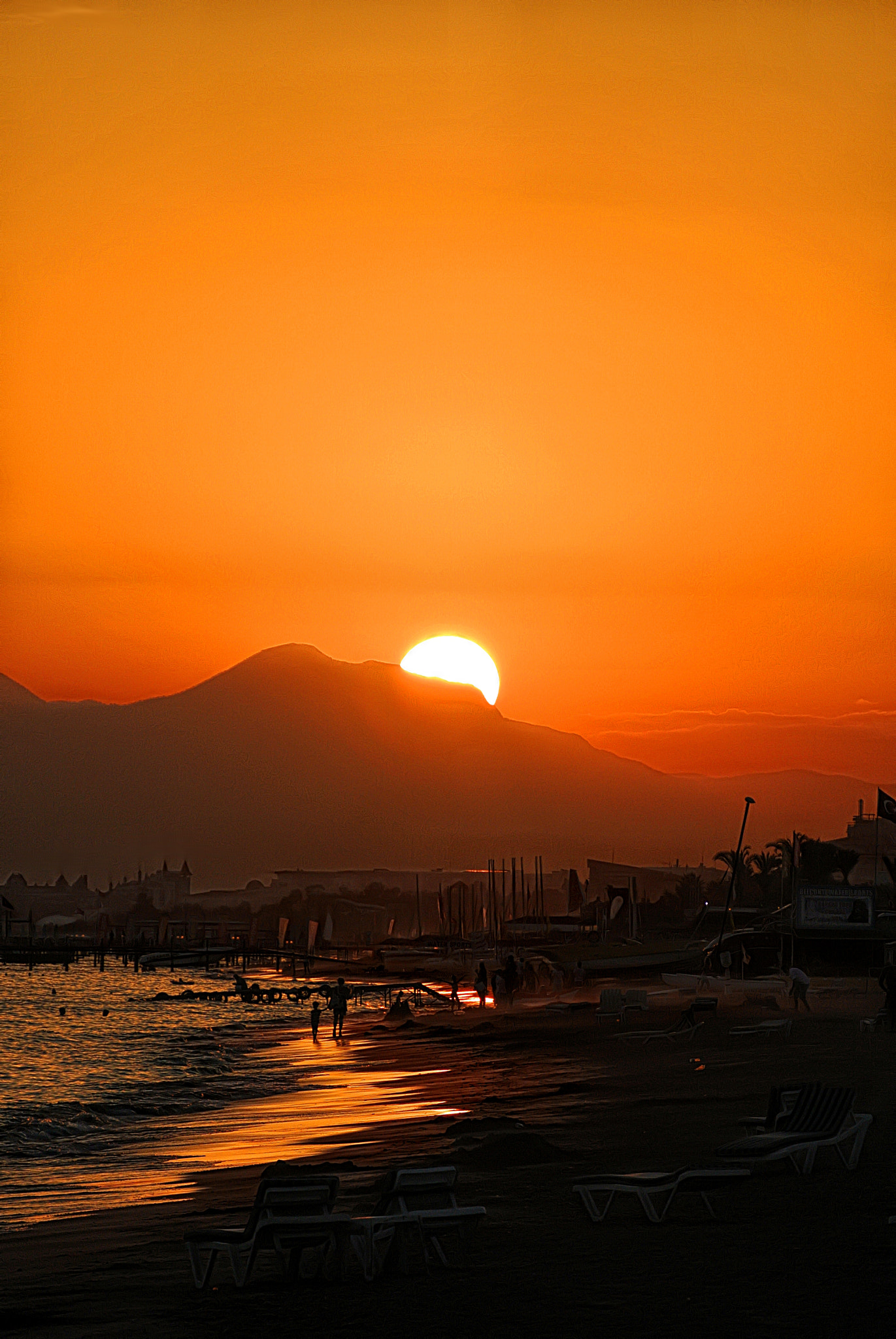 Nikon 1 J2 sample photo. Belek sunset photography