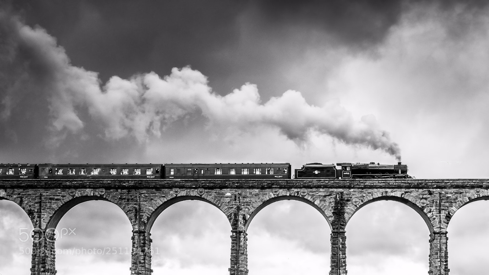 Canon EOS 60D sample photo. Ribblehead viaduct steam train photography