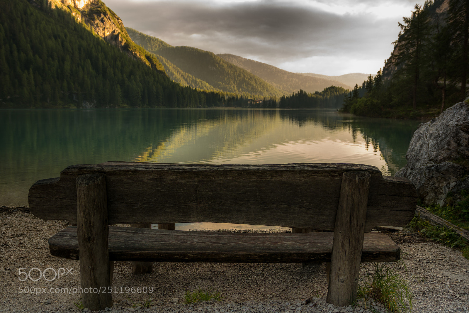 Nikon D7100 sample photo. Braies's bench photography