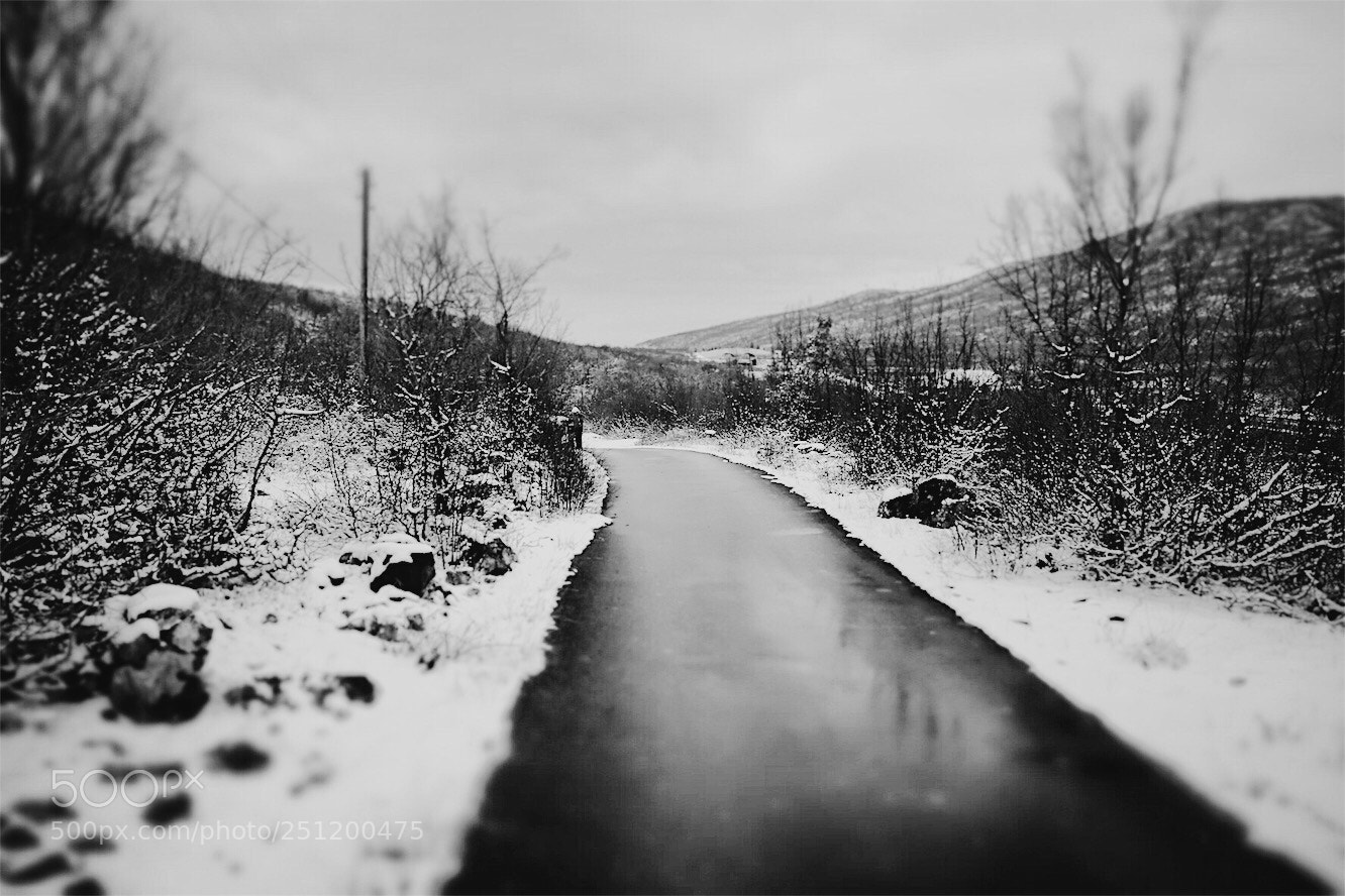 Fujifilm X100F sample photo. Endless road photography