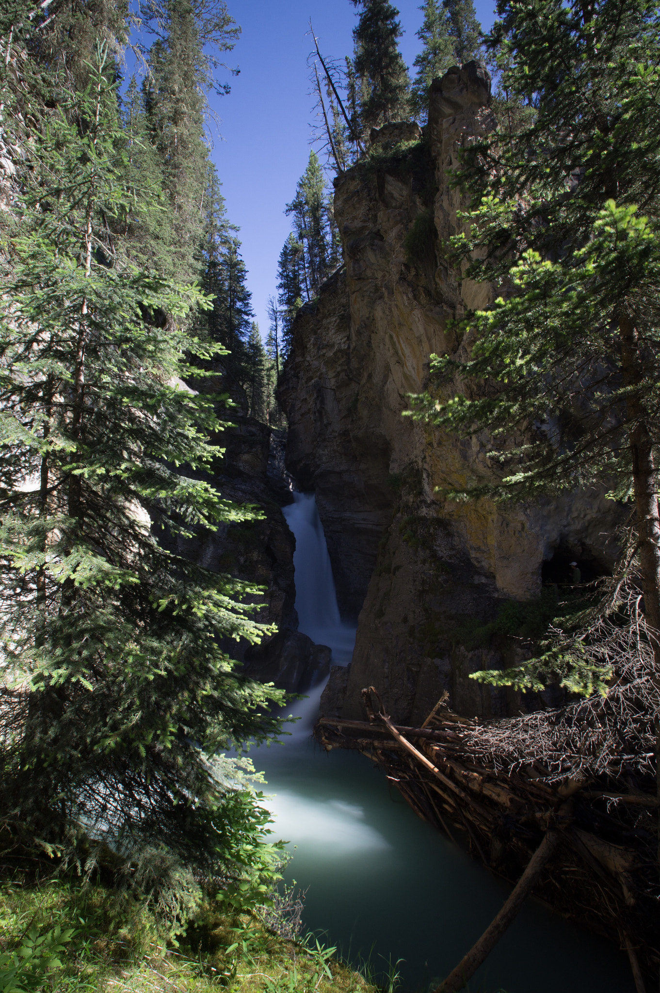 Sony SLT-A35 sample photo. Johnston canyon photography