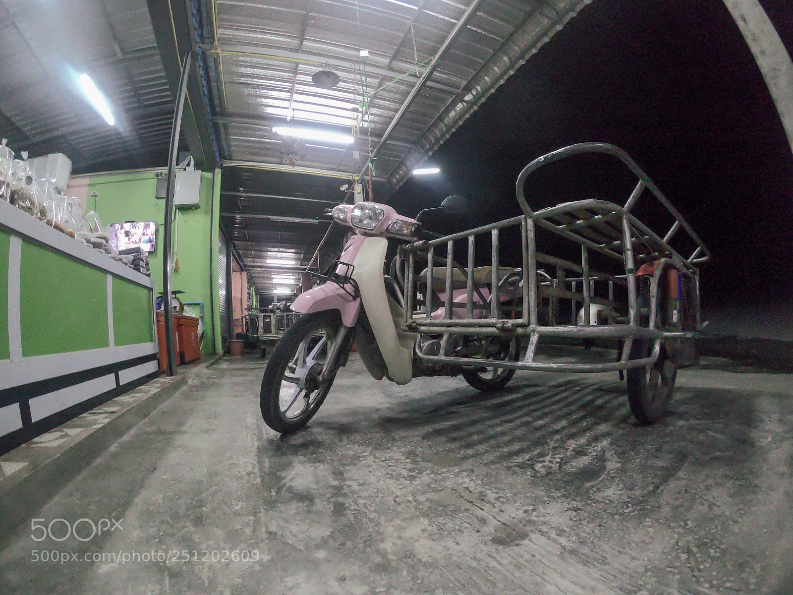 GoPro Hero6 Black sample photo. Motorcycle with stroller equipment photography