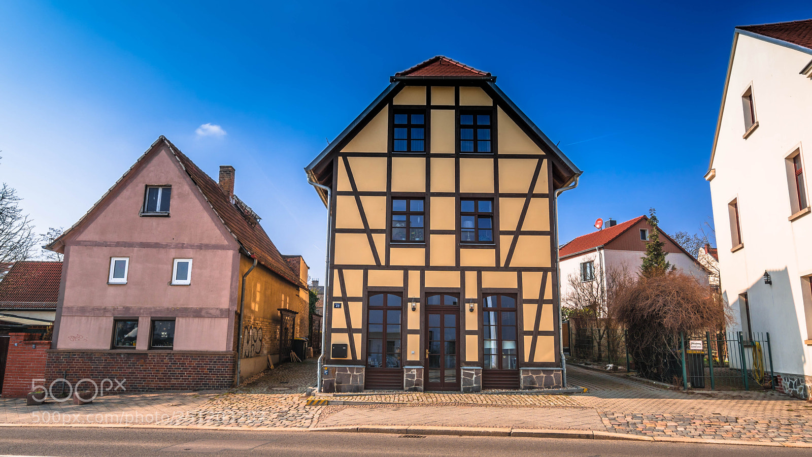 Sony ILCA-77M2 sample photo. German houses photography