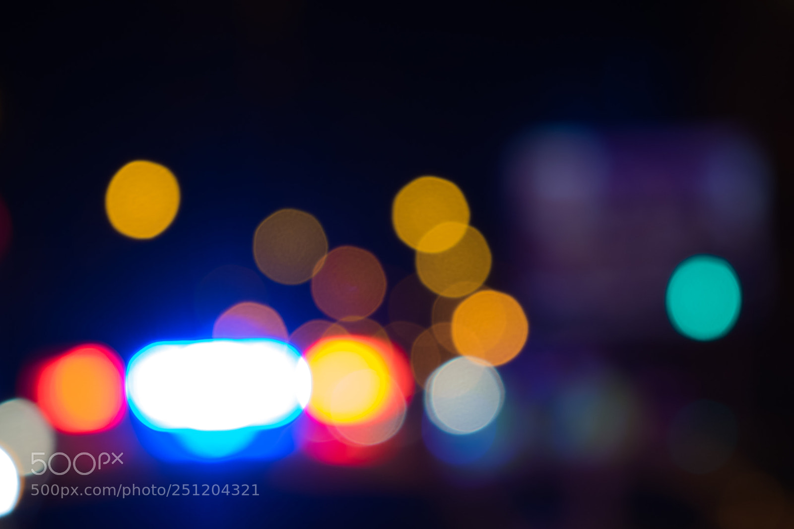 Nikon D5300 sample photo. Police car lights photography