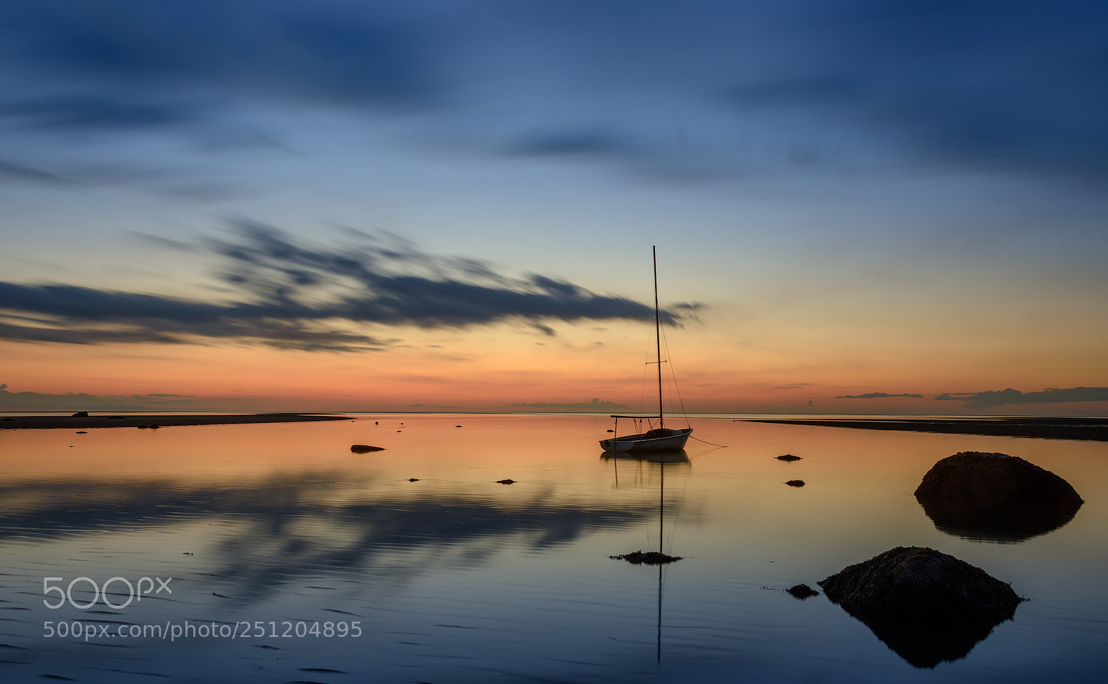Nikon D810 sample photo. Sunset at low tide photography