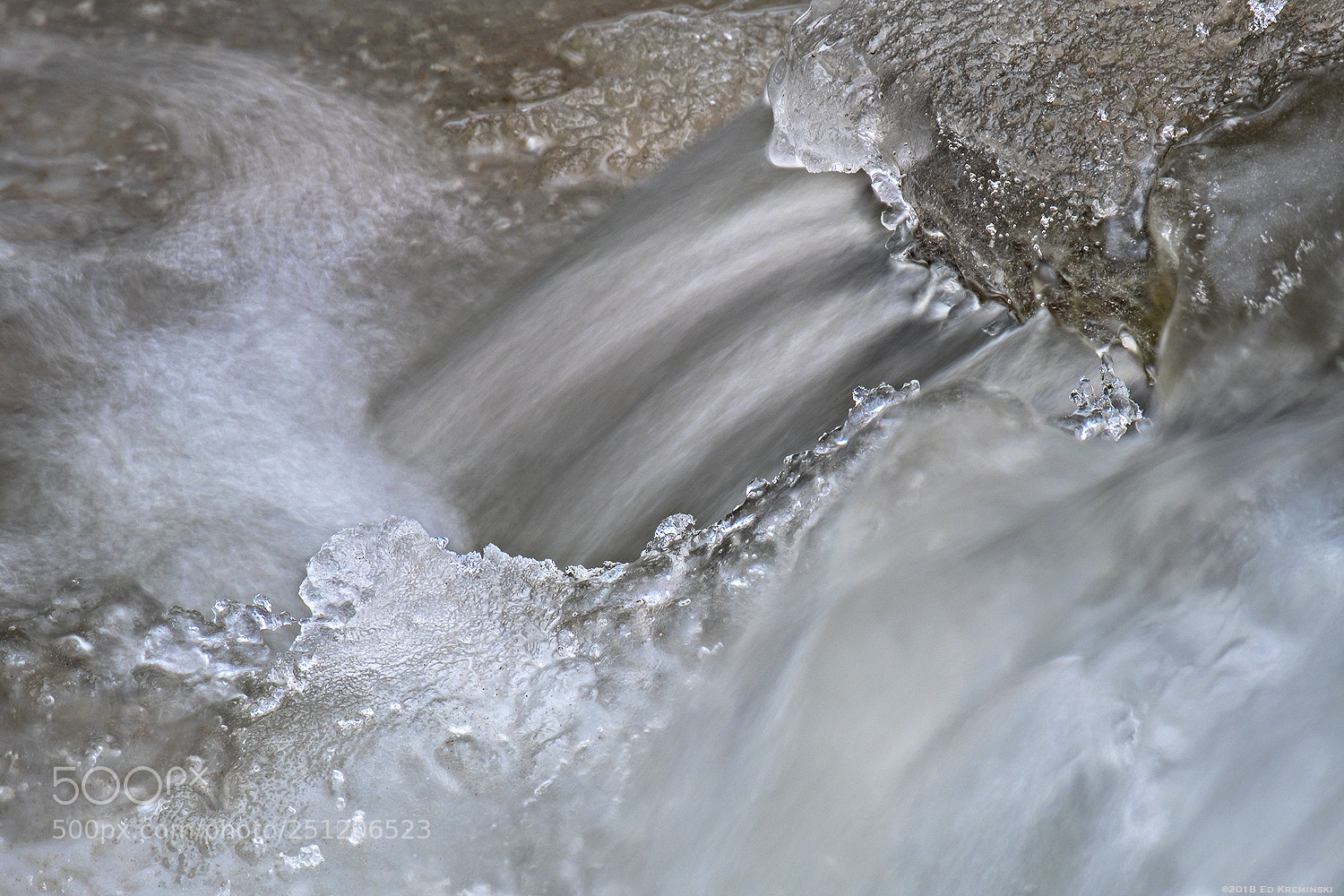 Fujifilm X-T2 sample photo. Ice meltdown photography