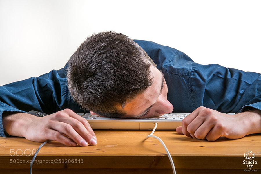 Nikon D7100 sample photo. Sleeping on work photography