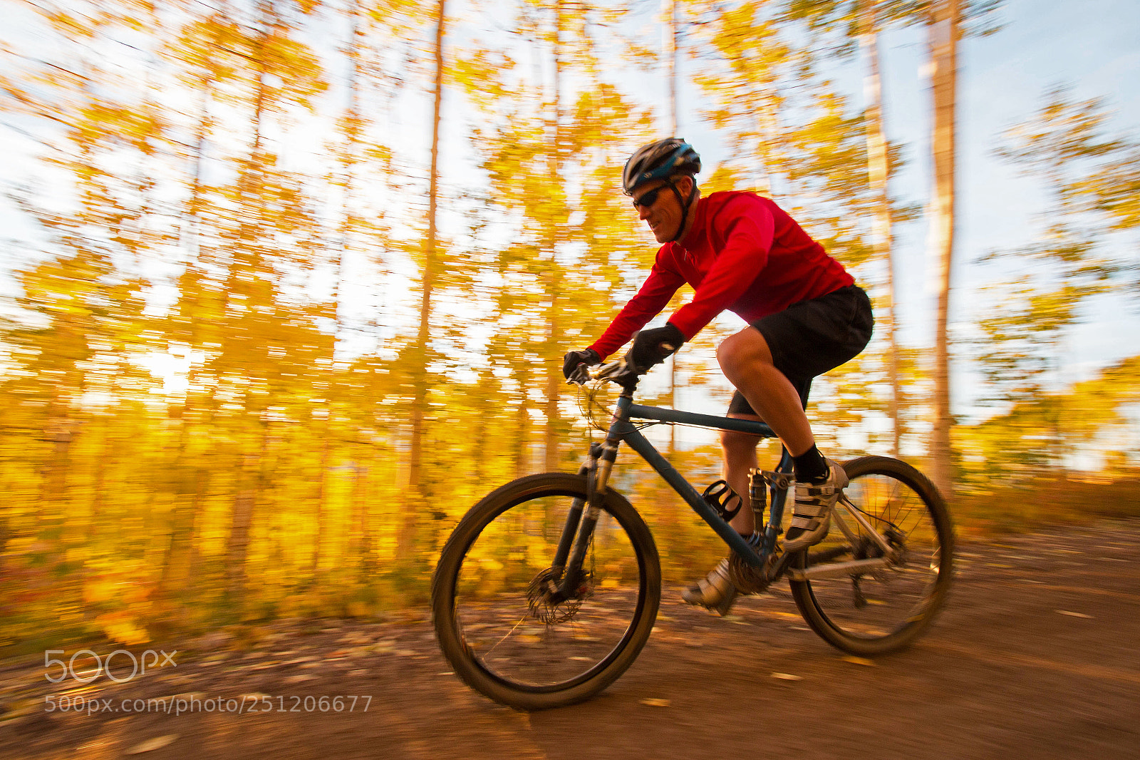 Canon EOS 70D sample photo. Mountainbiking in fall photography