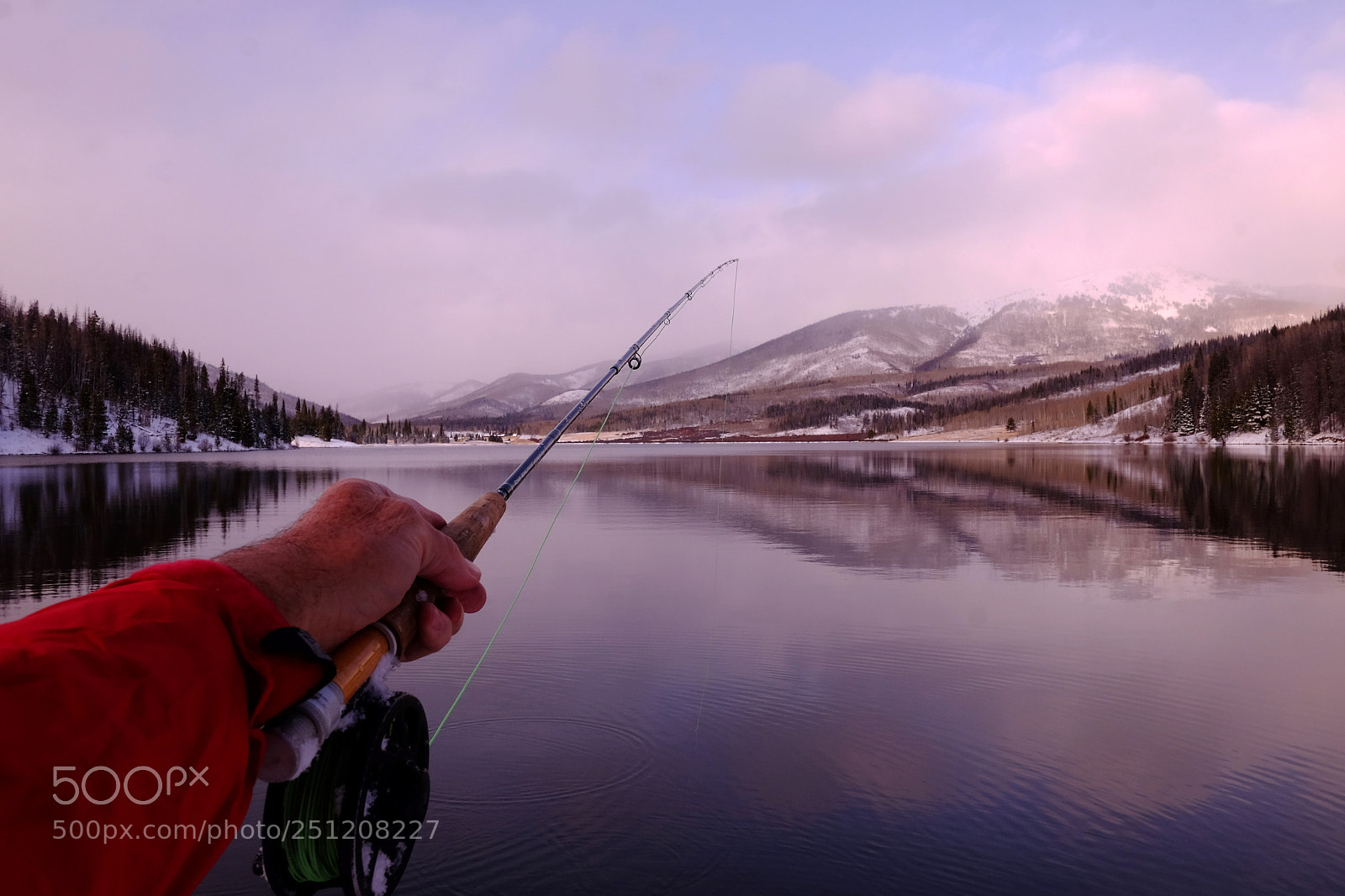 Fujifilm X-T1 sample photo. Flyfishing in winter photography