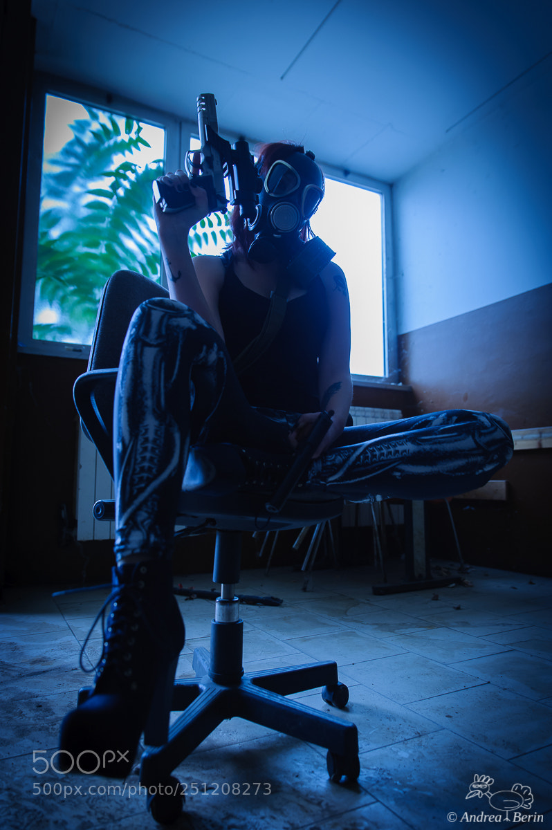 Nikon D700 sample photo. Postapocalyptic girl photography