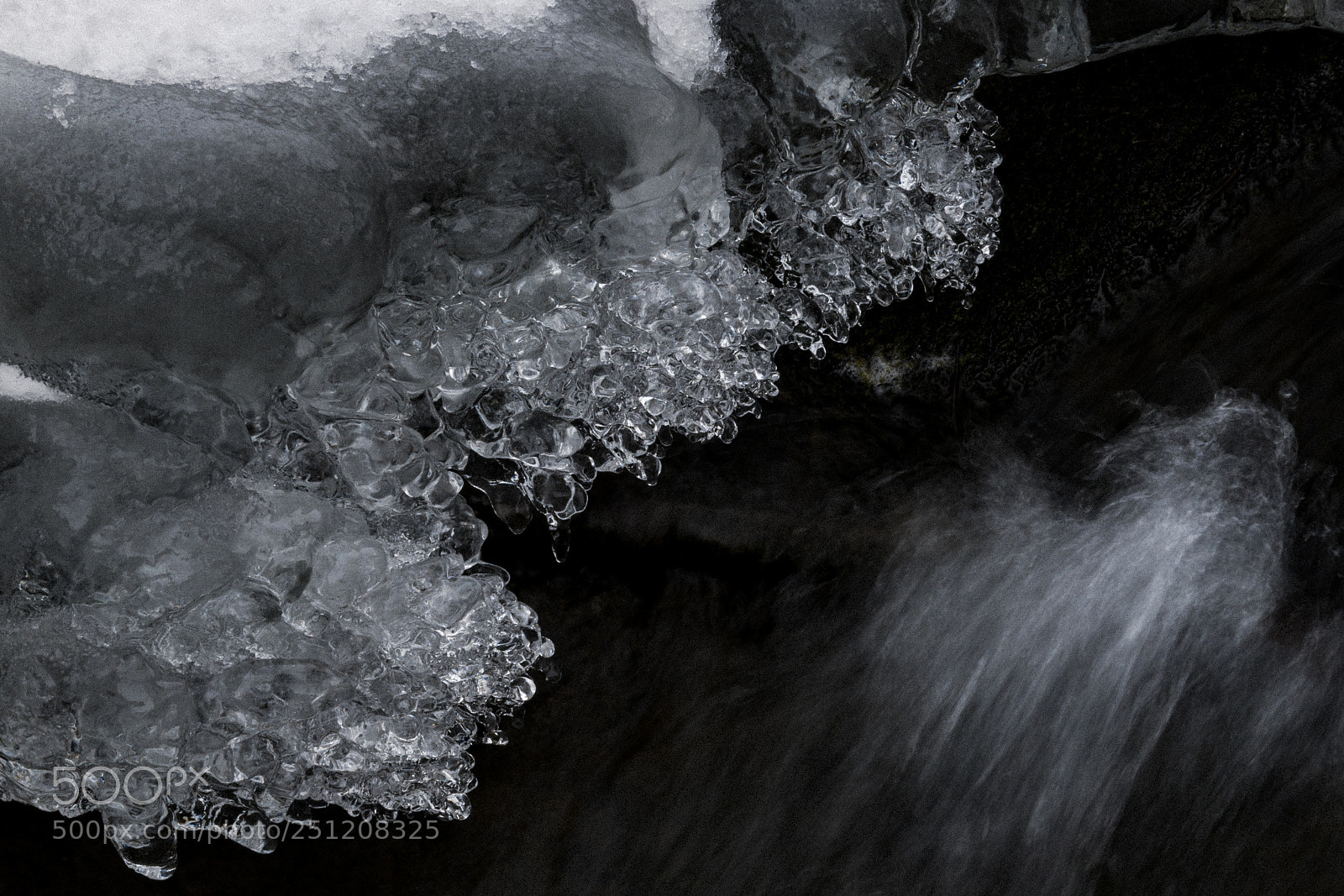 Nikon D300 sample photo. Ice and water photography