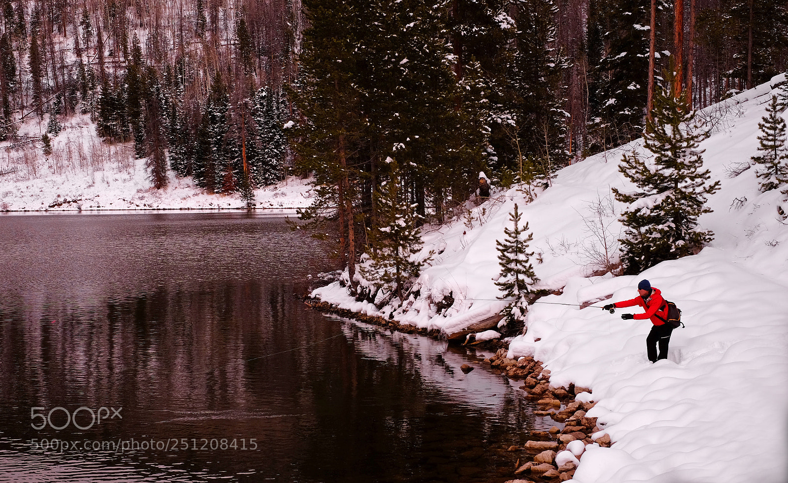 Fujifilm X-T1 sample photo. Winter fly fishing photography