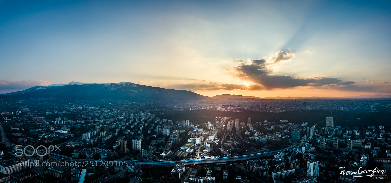 DJI FC220 sample photo. Sunset photography