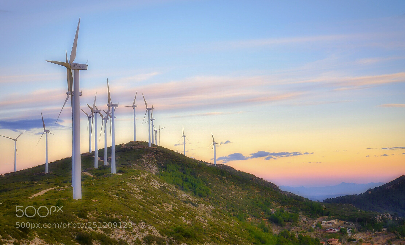 Panasonic Lumix DMC-GX85 (Lumix DMC-GX80 / Lumix DMC-GX7 Mark II) sample photo. Wind farm photography