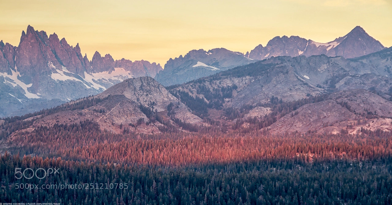 Canon EOS 60D sample photo. Minarets (3740m) at dawn photography