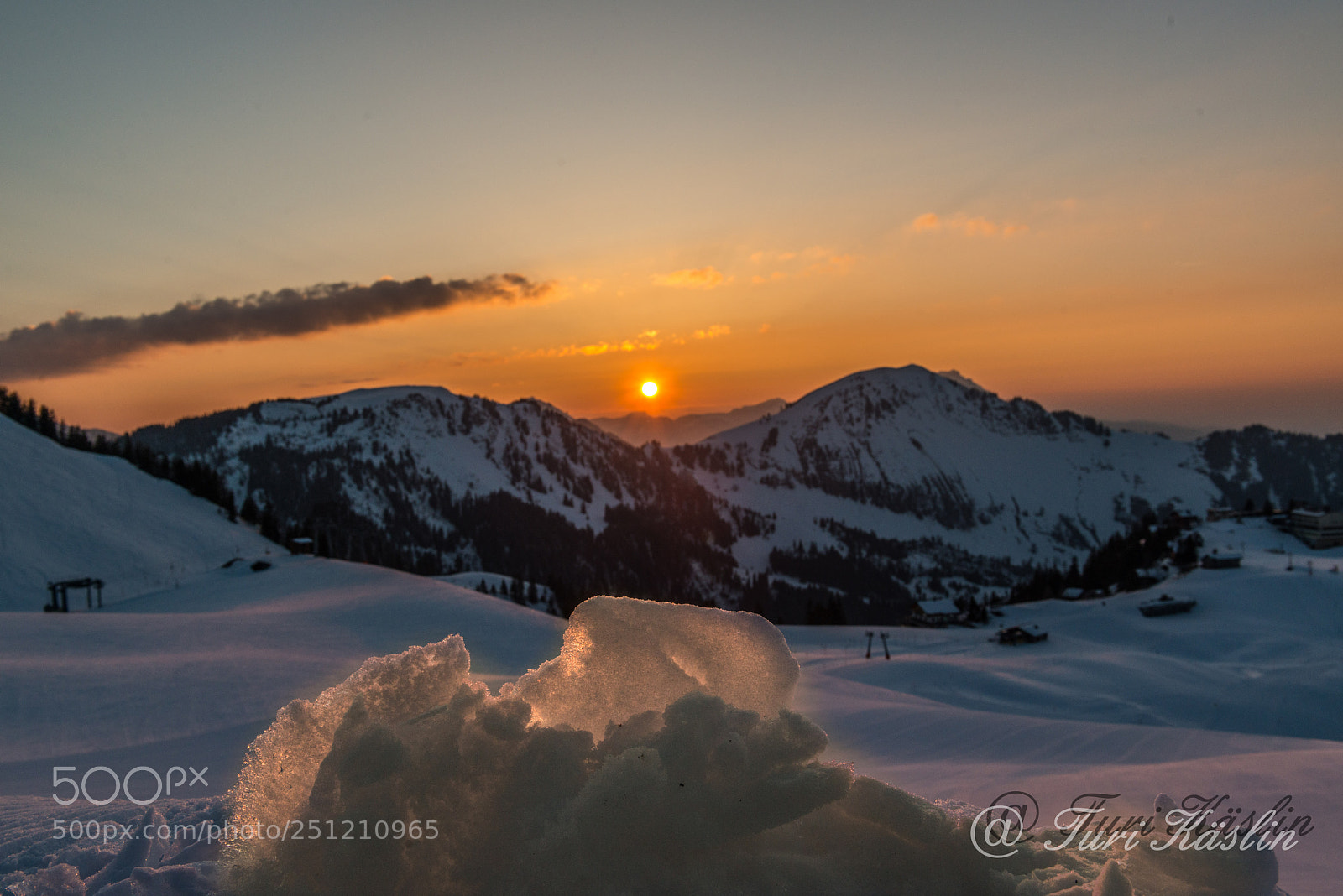 Nikon D800E sample photo. Sunset on klewenalp photography