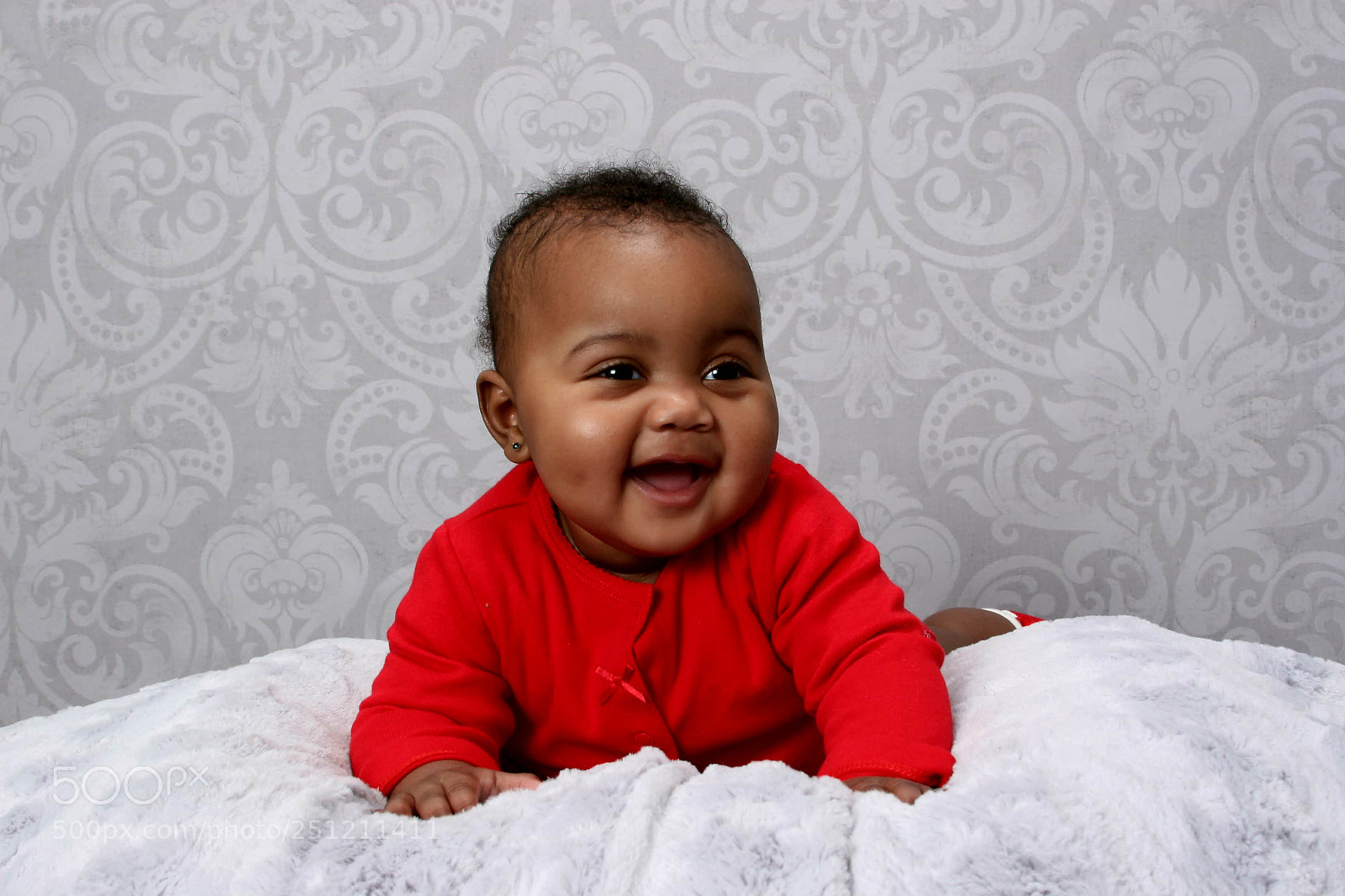 Canon EOS 30D sample photo. Baby's first christmas photography