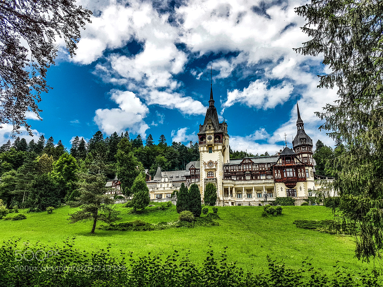 Samsung Galaxy S7 Edge sample photo. Peles castle from romania photography