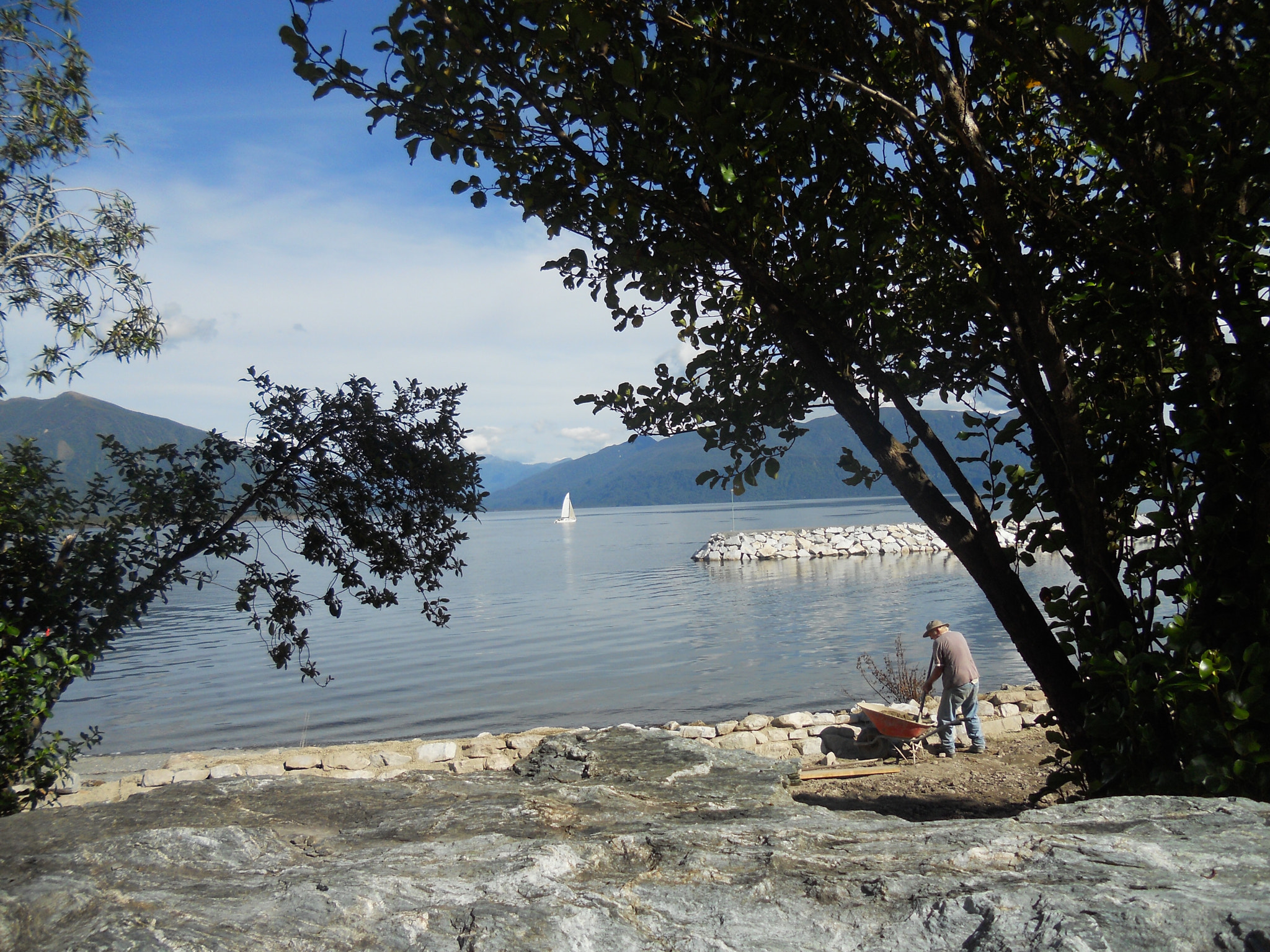 Nikon Coolpix S4000 sample photo. Lake brunner, nz photography