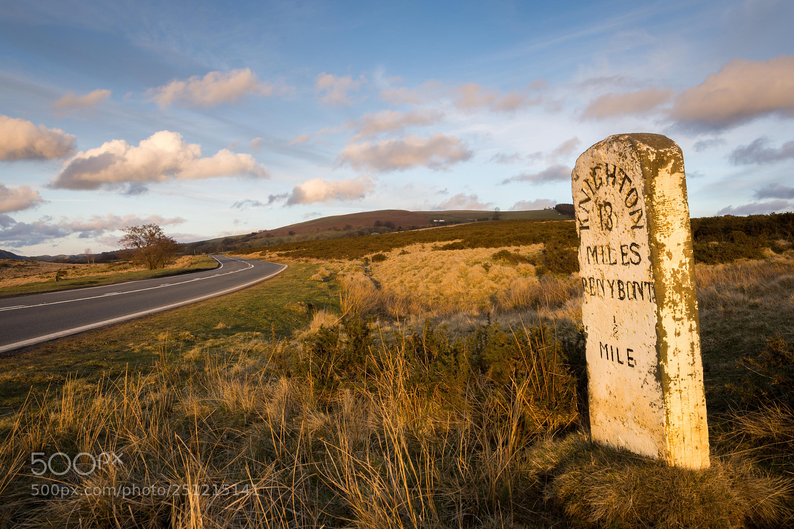 Nikon D7200 sample photo. Penybont mile stone photography