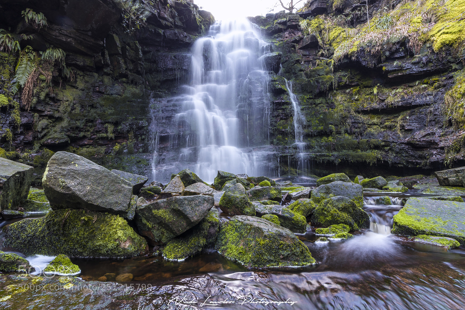 Canon EOS 80D sample photo. Middle black clough falls photography