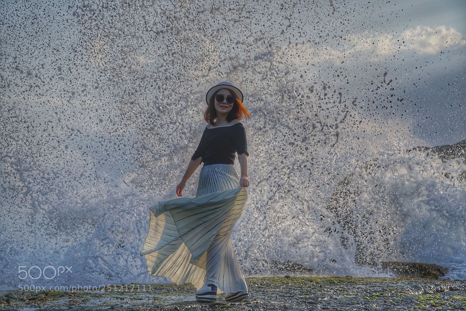 Sony a6300 sample photo. Wave photography