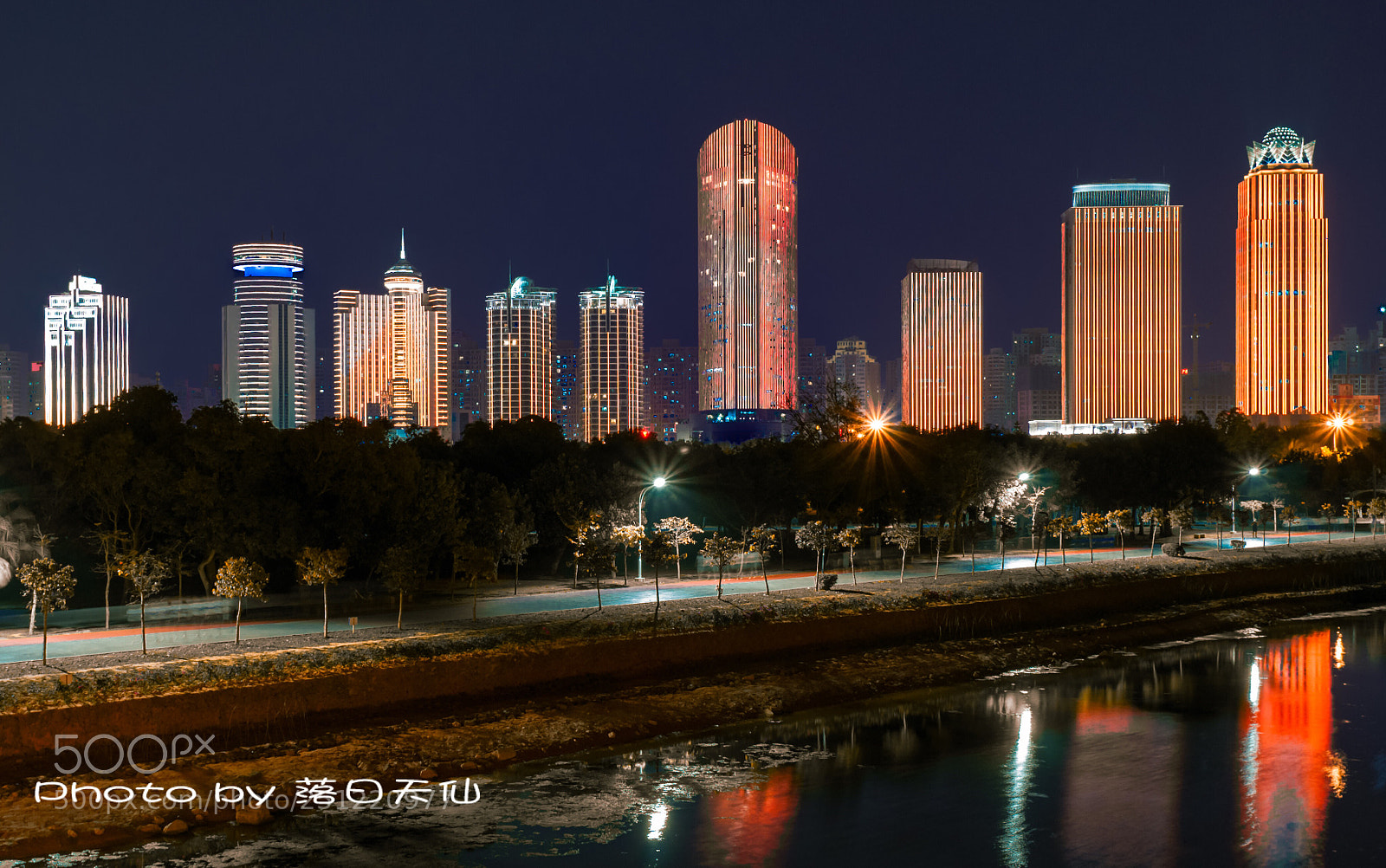 Nikon D90 sample photo. 海口夜色 photography