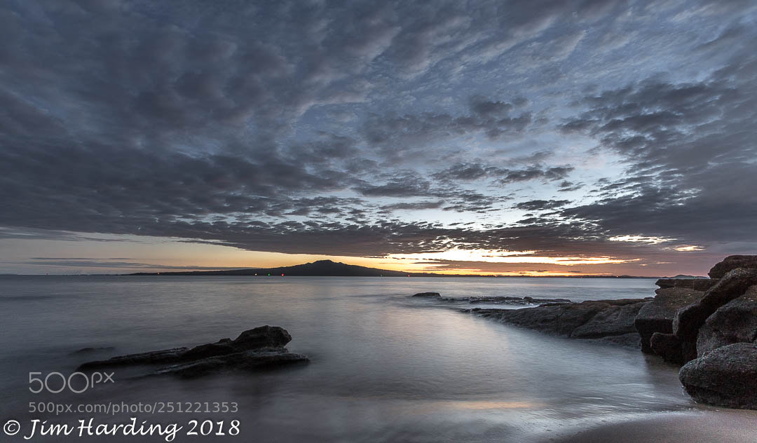 Nikon D7500 sample photo. Dawn over rangitoto island photography